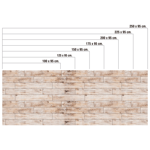 Stickers muraux: Parquet rustique