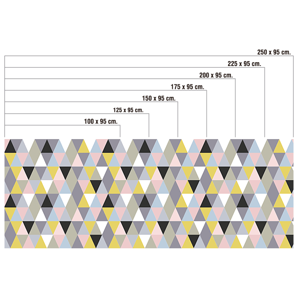 Stickers muraux: Rhombes et triangles