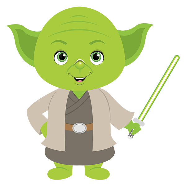 Stickers pour enfants: Yoda