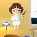 Stickers pour enfants: Princesse Leia 3