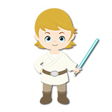 Stickers pour enfants: Luke Skywalker 6