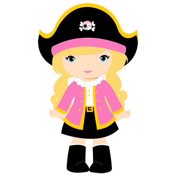 Stickers pour enfants: Rose capitaine