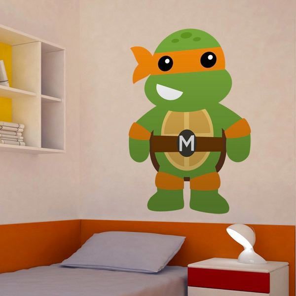 Stickers pour enfants: Michelangelo Ninja Turtle