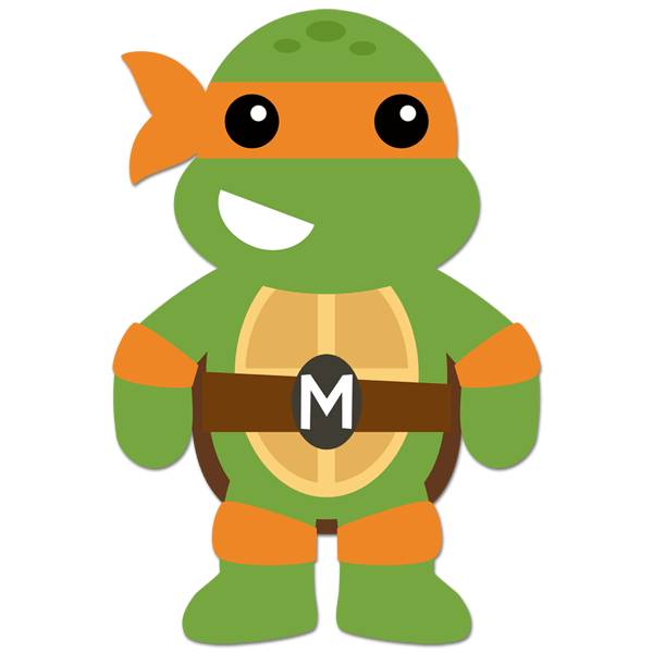 Stickers pour enfants: Michelangelo Ninja Turtle