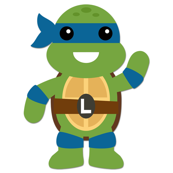 Stickers pour enfants: Ninja Turtle Leonardo