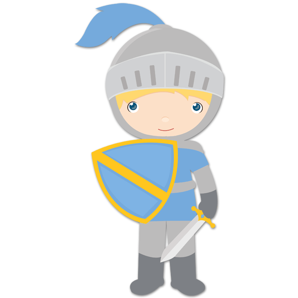 Stickers pour enfants: Blue Knight