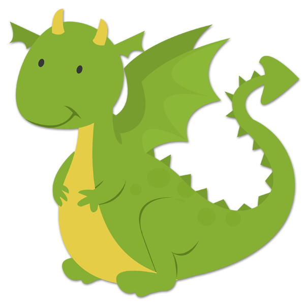 Stickers pour enfants: Dragon 