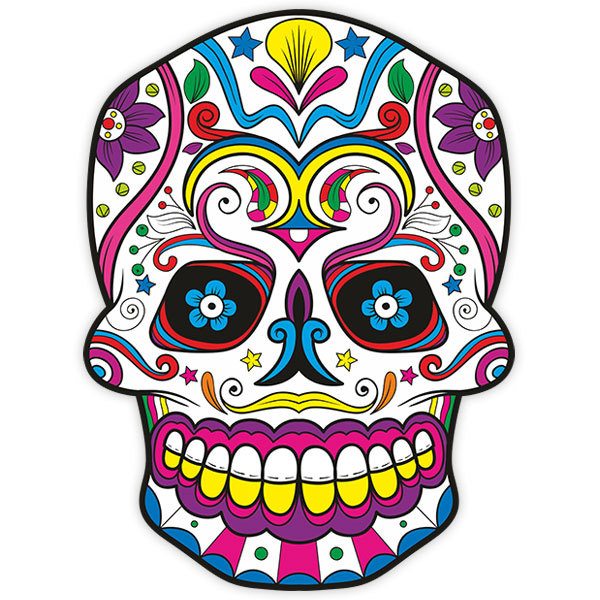 Stickers muraux: Crâne Mexicain de Chespirito
