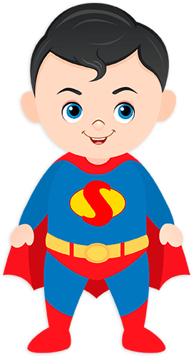 Stickers pour enfants: Superman