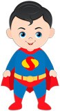 Stickers pour enfants: Superman Baby 5