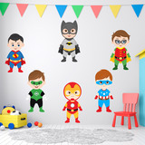 Stickers pour enfants: Kit Super héros 3