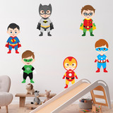 Stickers pour enfants: Kit Super héros 4