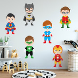 Stickers pour enfants: Kit Super héros 5