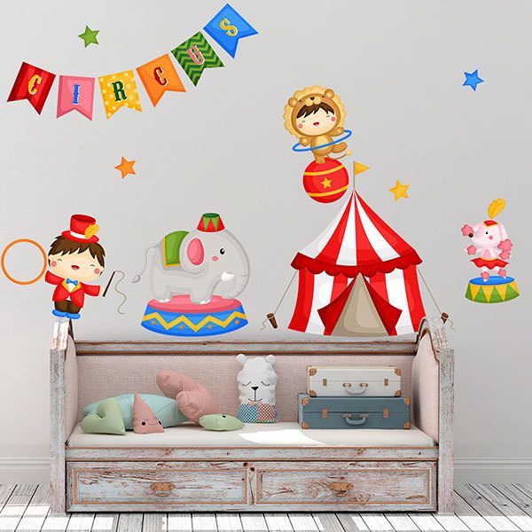 Stickers pour enfants: Kit Cirque du Monde