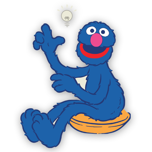 Stickers pour enfants: Grover a une idée