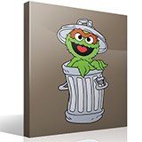 Stickers pour enfants: Oscar à la poubelle 4