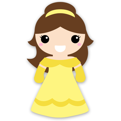 Stickers pour enfants: La Belle