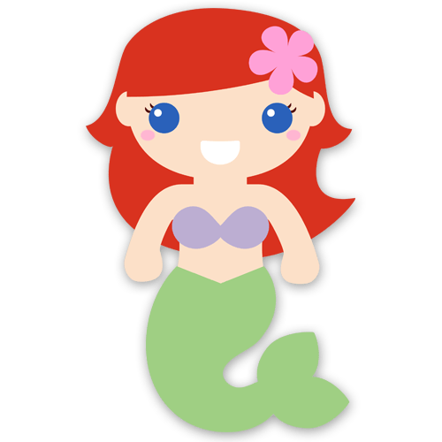 Stickers pour enfants: La Petite Sirène