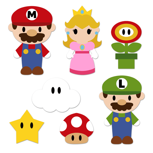 Stickers pour enfants: Kit Mario Bros