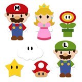 Stickers pour enfants: Kit Mario Bros 6