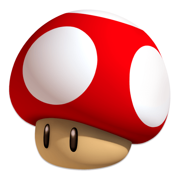 Stickers pour enfants: Mario mushroom