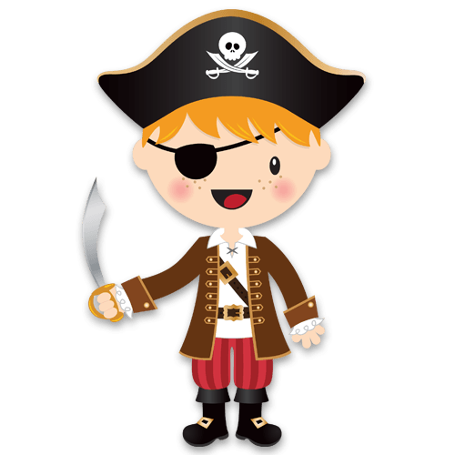 Stickers pour enfants: Le petit épée de pirate