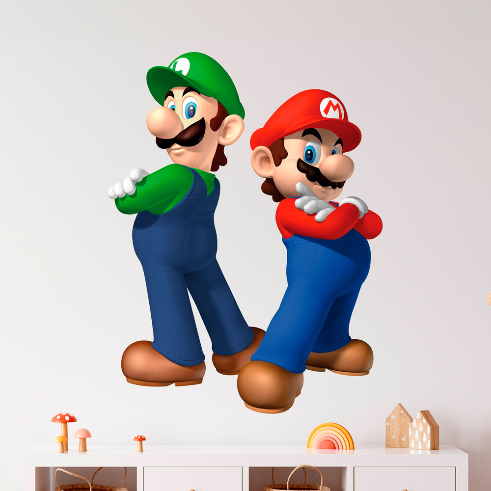 Stickers pour enfants: Super Mario et Luigi