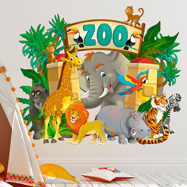 Stickers pour enfants: Zoo Adventure