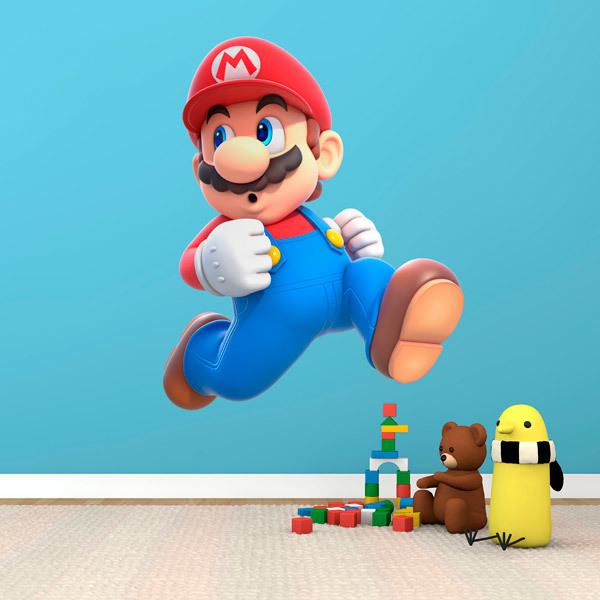 Stickers pour enfants: Mario Bros Fuir