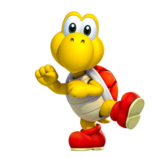 Stickers pour enfants: Koopa Rouge