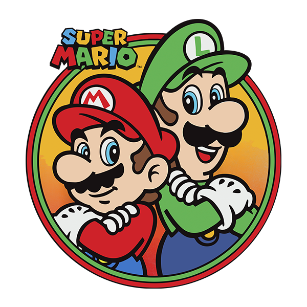 Stickers pour enfants: Mario et Luigi Team Bros