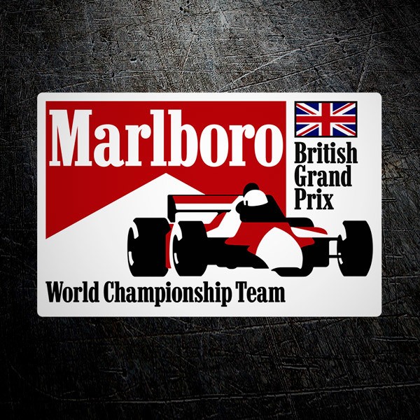 Autocollants: Grand Prix Marlboro d'Angleterre