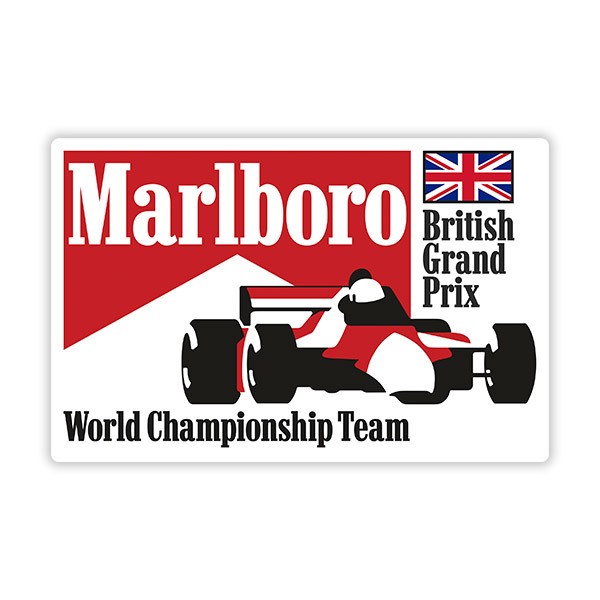 Autocollants: Grand Prix Marlboro d'Angleterre