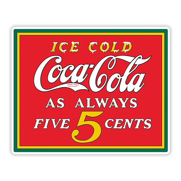 Autocollants: Ice Cold Coca Cola as Always