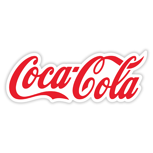 Autocollants: Lettrage Coca Cola