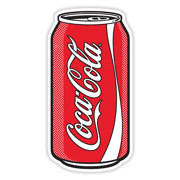 Autocollants: Canette Coca Cola Pop Art