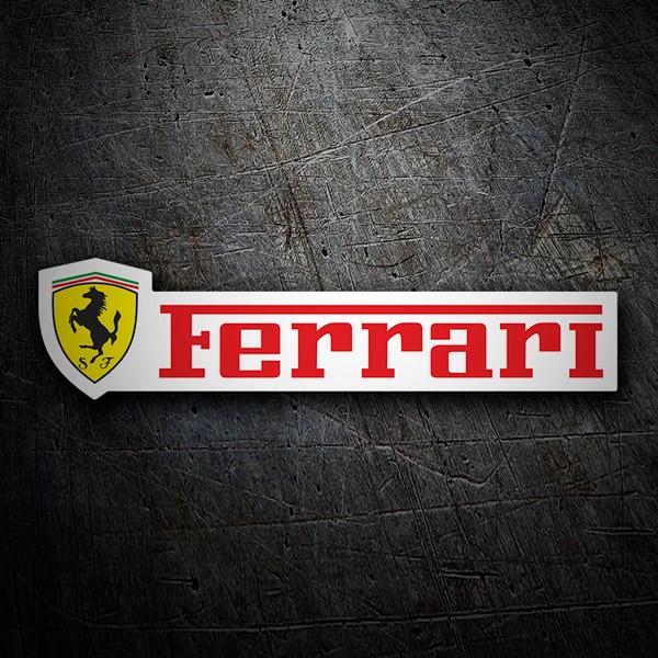 Autocollant Ferrari - Taille au choix
