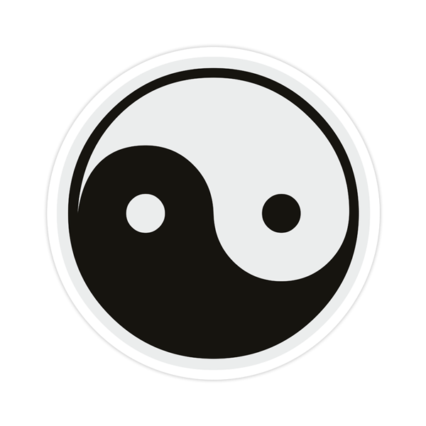 Autocollants: Yin Yang