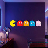Stickers muraux: Pac-Man et 4 Fantômes 20