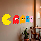 Stickers muraux: Pac-Man et 4 Fantômes 7