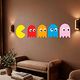 Stickers muraux: Pac-Man et 4 Fantômes 11