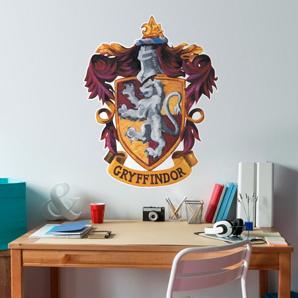 Stickers muraux: Emblème de Gryffondor Harry Potter