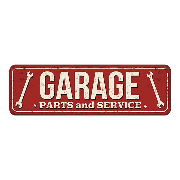 Stickers muraux: Garage Parts and Service