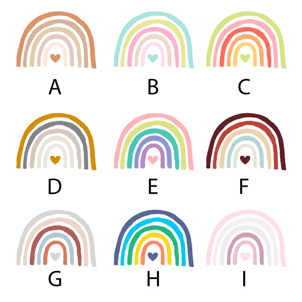 Stickers pour enfants: Arc-en-ciel de couleurs