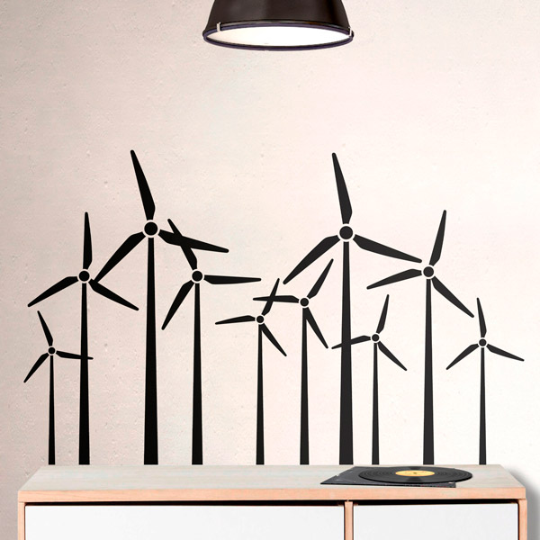 Stickers muraux: Ventilateurs d éoliennes