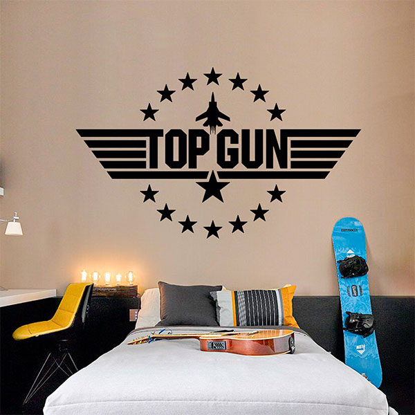 Stickers muraux: Logo top gun