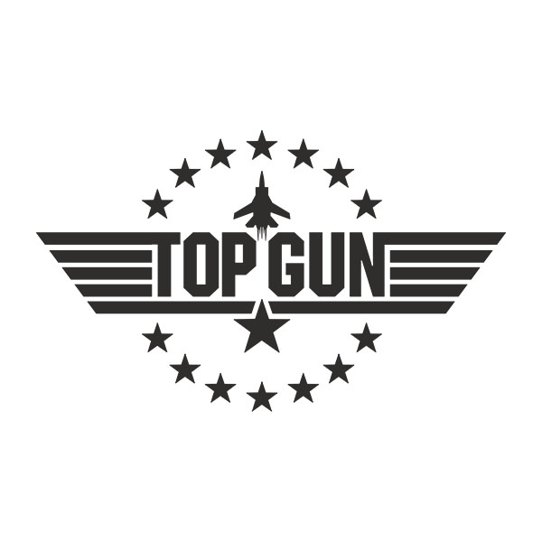 Stickers muraux: Logo top gun