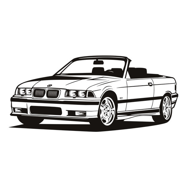 Stickers muraux: BMW Modèle M3 Cabrio