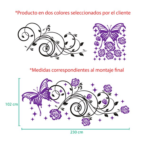 Stickers muraux: Fleur Temis