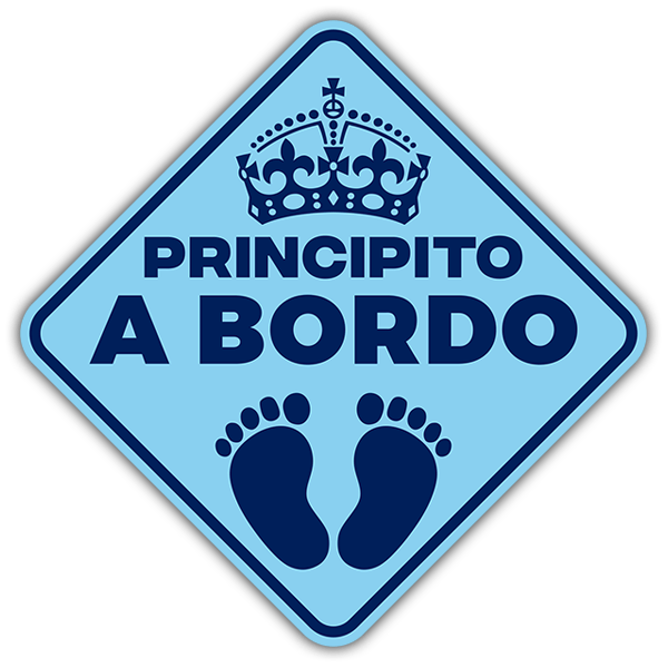 Autocollants: Petit prince à bord - espagnol